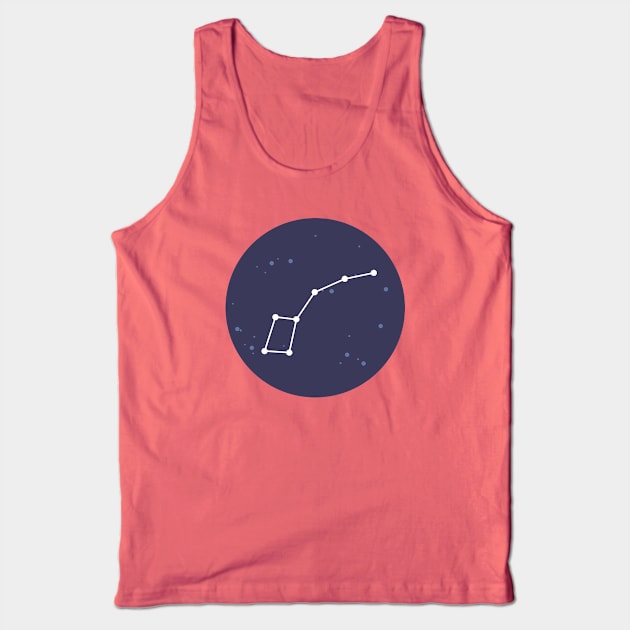 Ursa Minor Constellation Tank Top by aglomeradesign